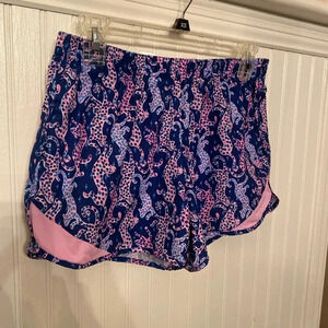 MOVING SALE: Lilly Pulitzer Blue and Pink Athletic Shorts